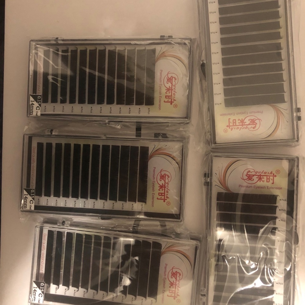 Single volume lash extensions combo 5 box